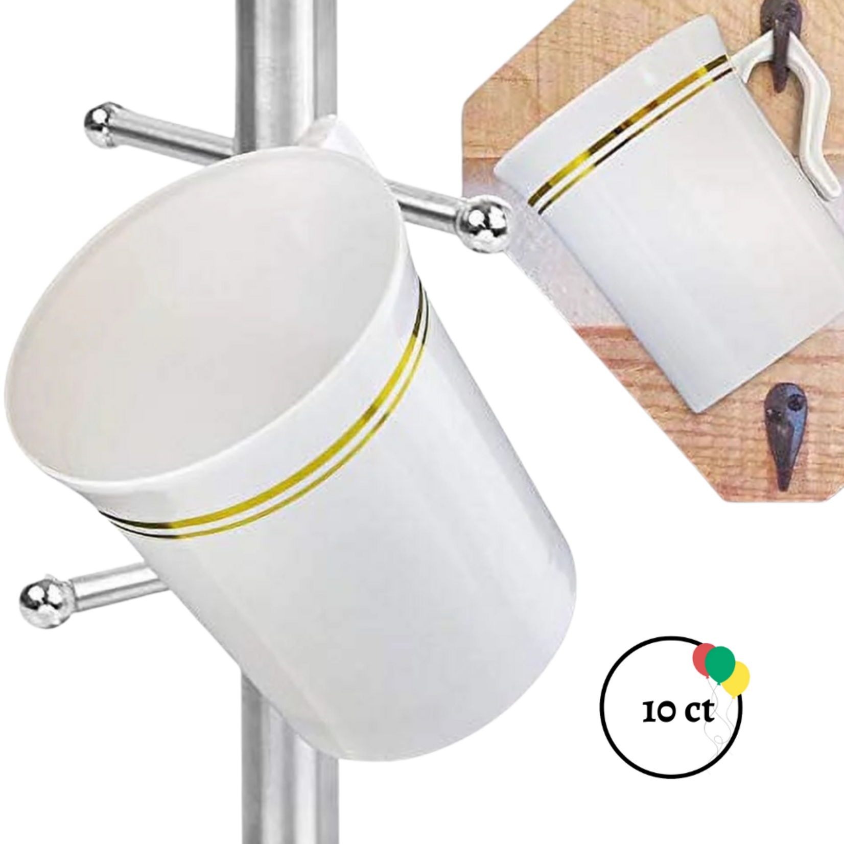 Fancy Feast Dishware Coffee Tea Cups 10 pcs