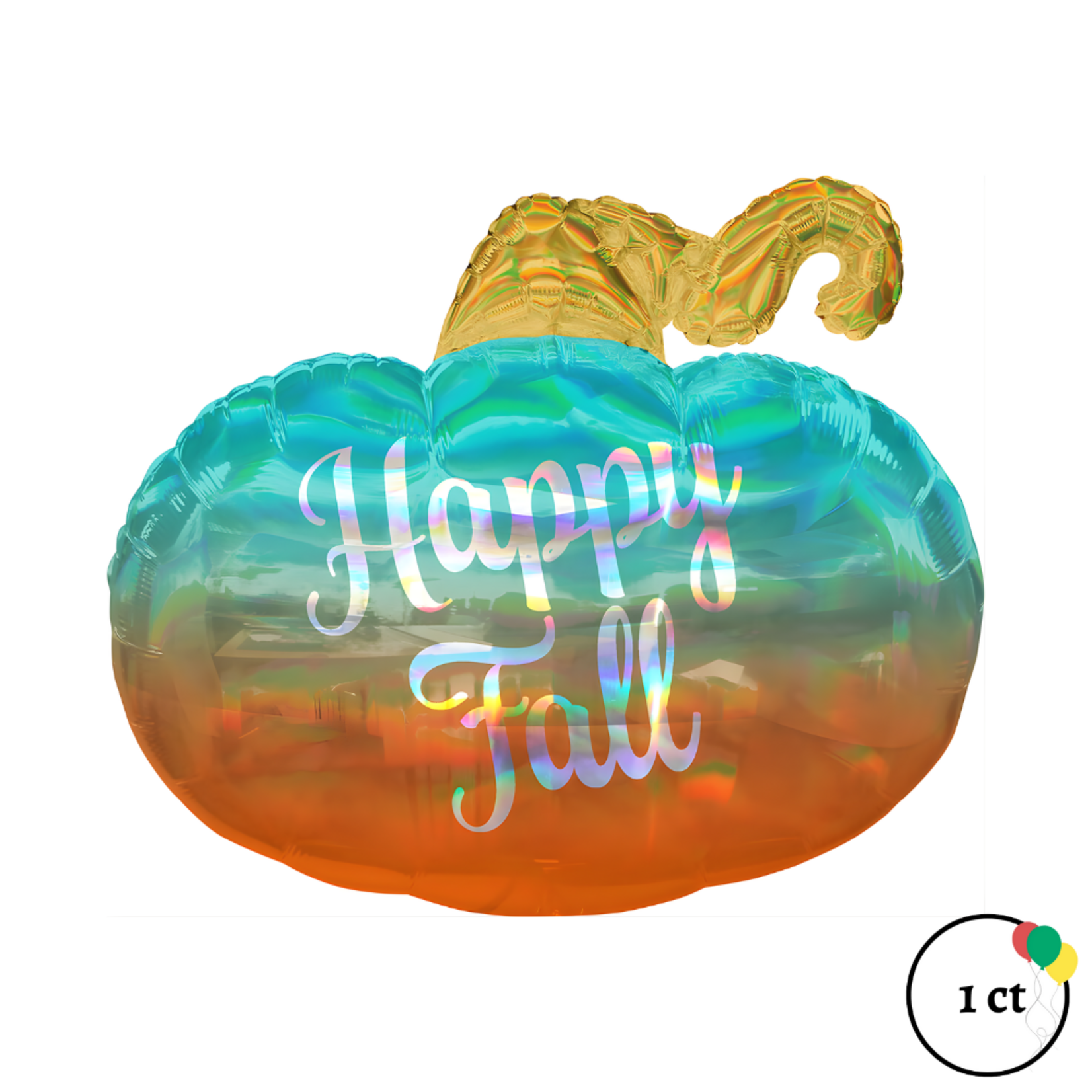 29" Iridescent Ombre Pumpkin