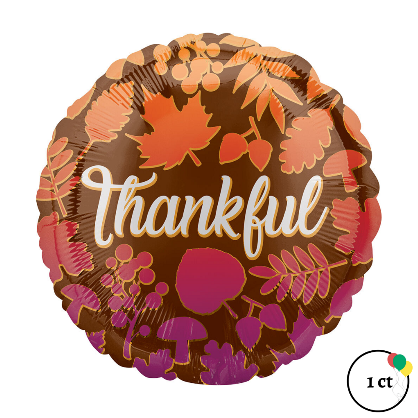 17" Thankful Ombre Leaves