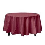 Burgundy Round Tablecover