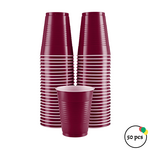Burgundy Plastic Cup 18oz 50ct