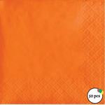 Napkins Orange 13" 50ct
