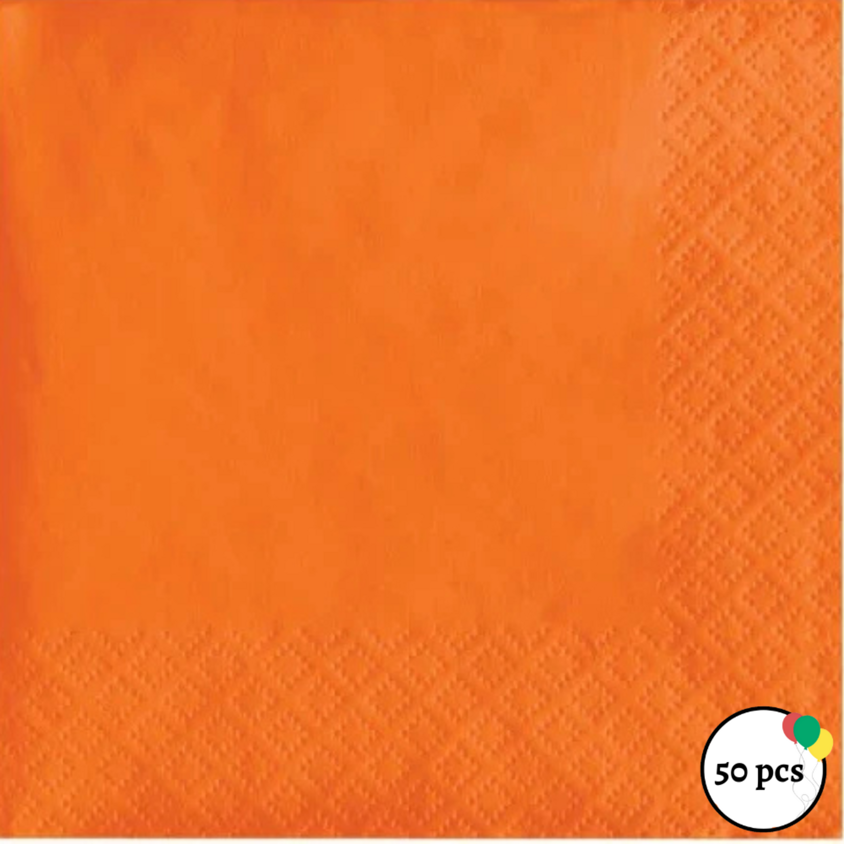 Napkins Orange 13" 50ct