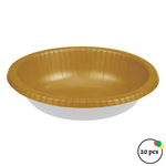 Burnt Orange Paper Bowl Plate 20ct