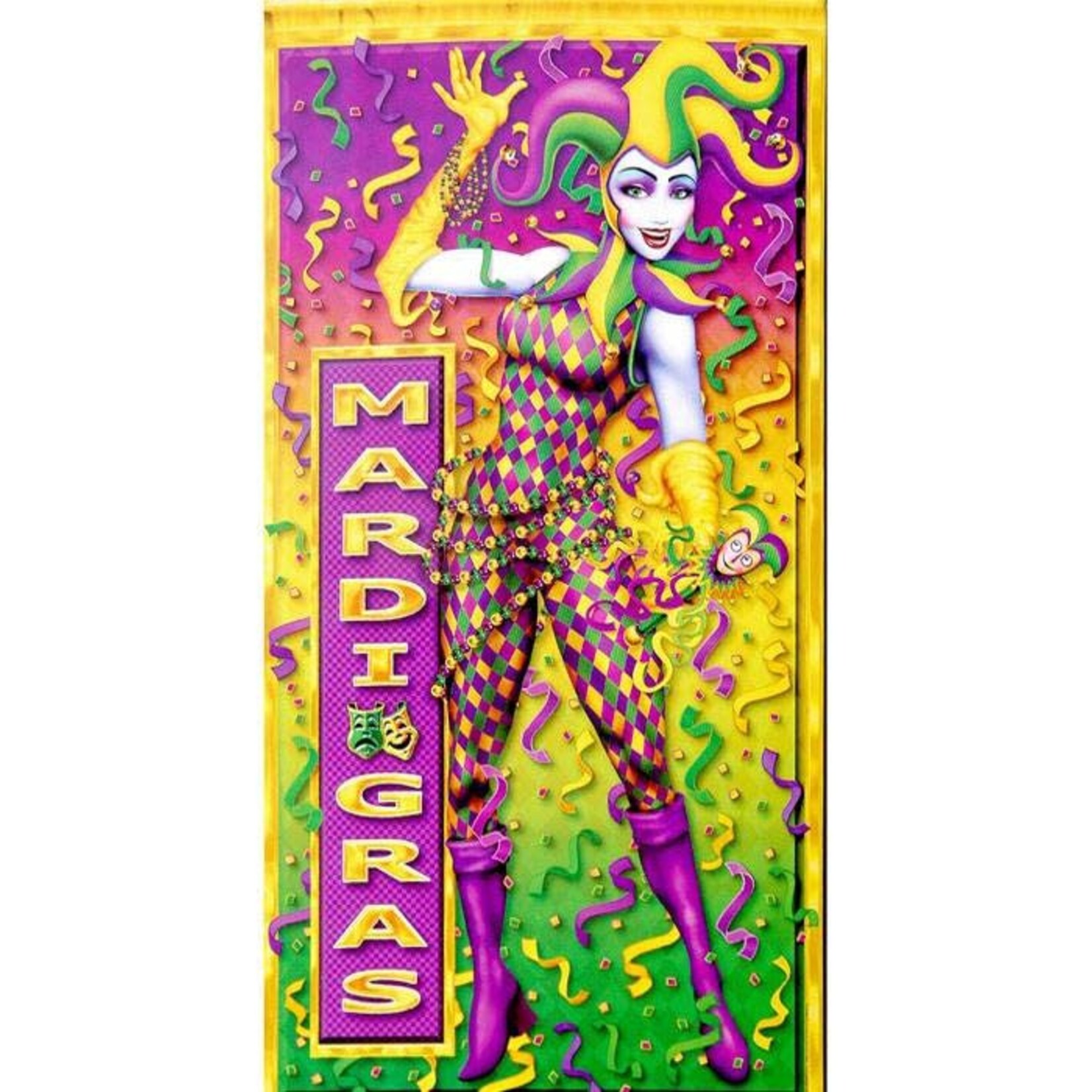 Mardi Gras Door/Wall Panel