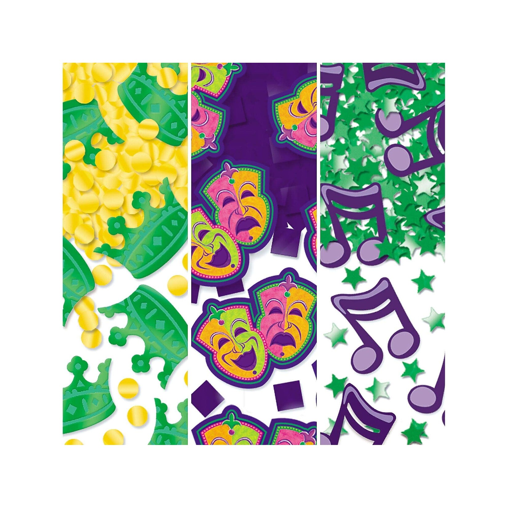 amscan CONFETTI VALUE MARDI GRAS