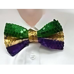 Mardi Gras Sequin Bow Tie
