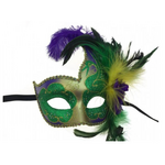 Mardi Gras Feather Mask