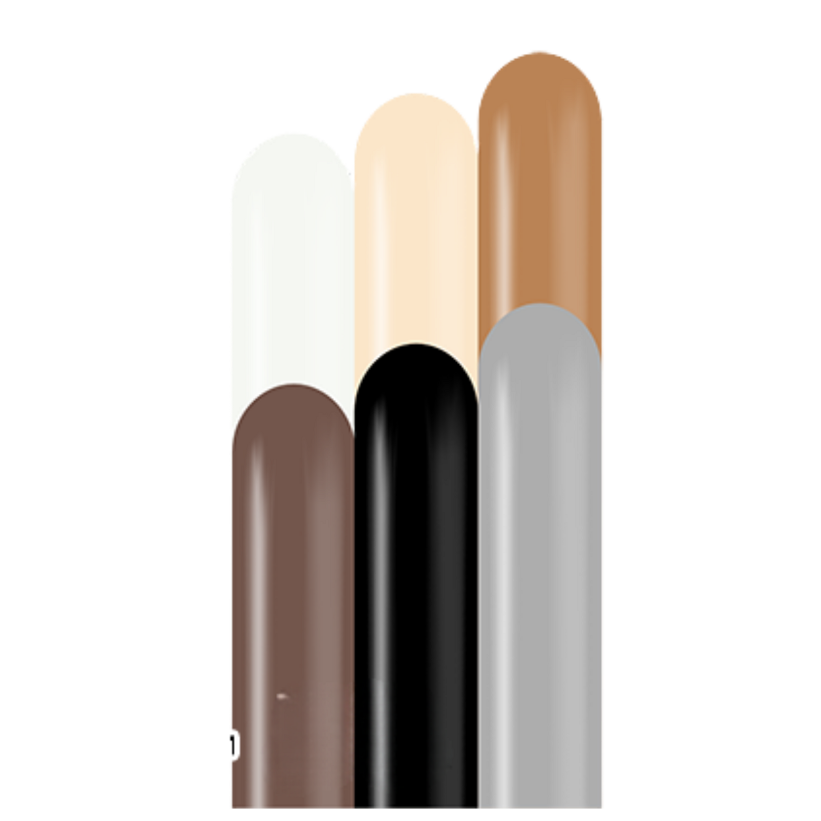 Kalisan Kalisan 260M Standard Character Assortment - 50CT Nozzle Up