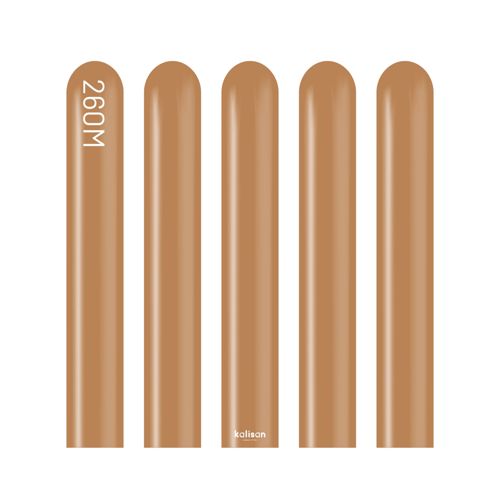 Kalisan Kalisan 260M Standard Caramel Brown - 50CT Nozzle Up