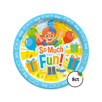 Blippi Dessert Plates 7"