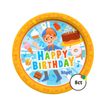9" Blippi Dinner Plates 8ct