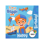 Happy Birthday Blippi Napkins 16ct