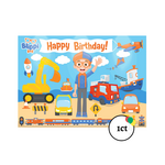 Happy Birthday Blippi Backdrop