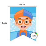 Blippi Happy Birthday Banner