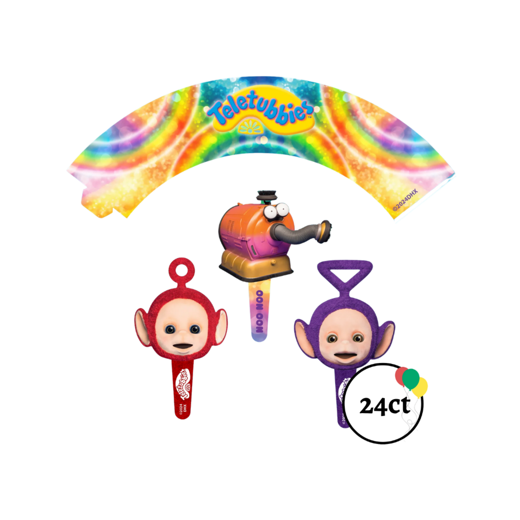 Teletubbies Cupcake Decor 24Ct