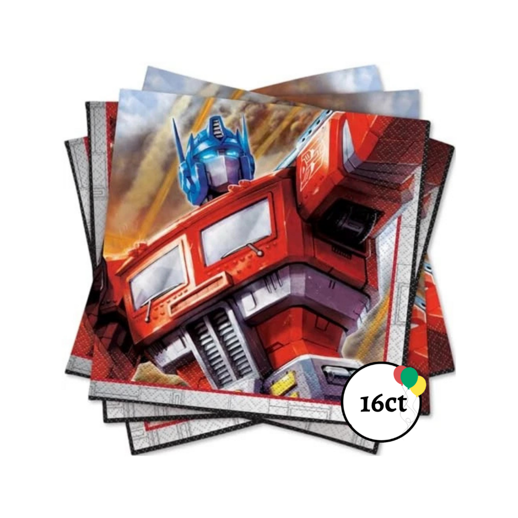 Transformers Optimus Prime Napkins 16ct