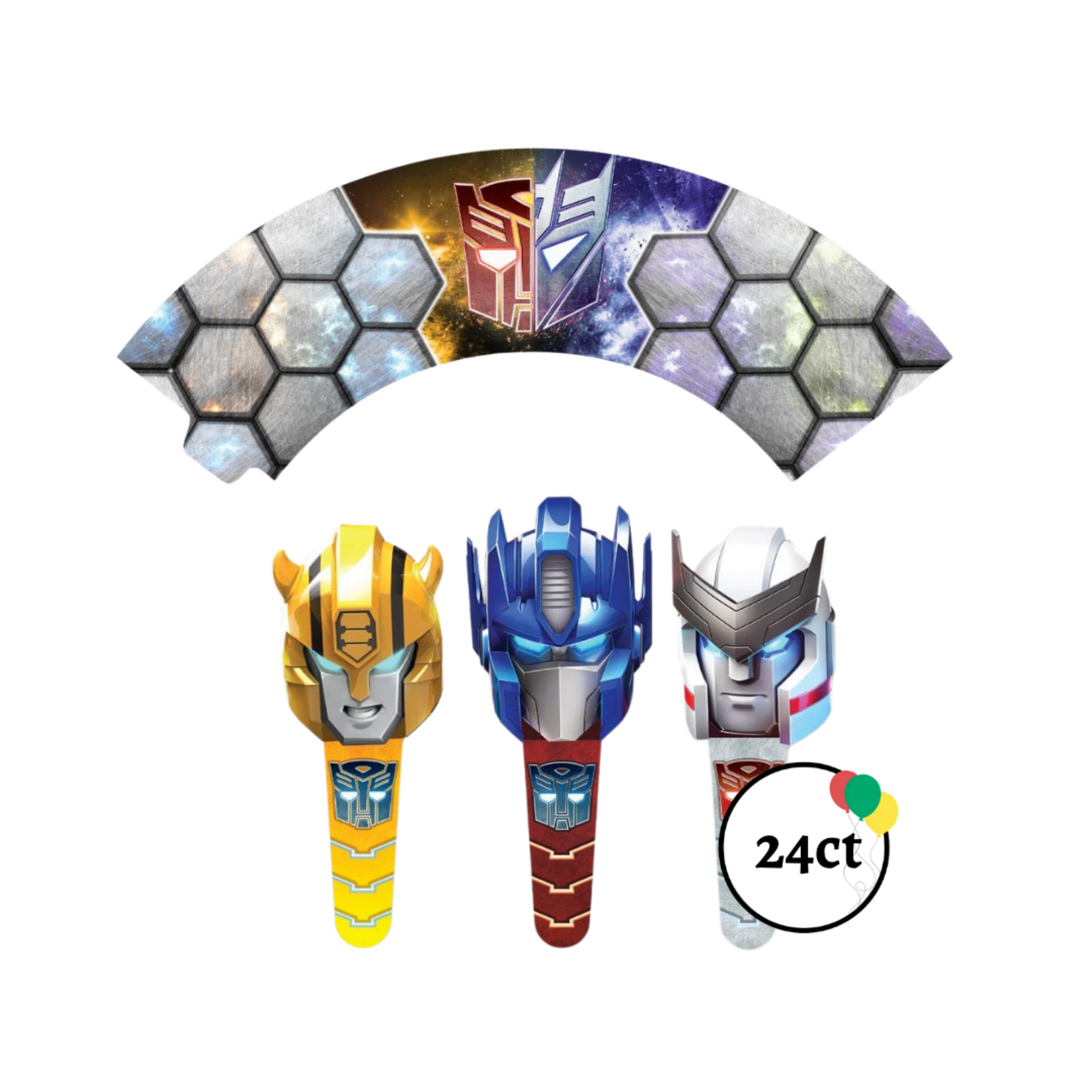 Transformers Cupcake Decor Kit