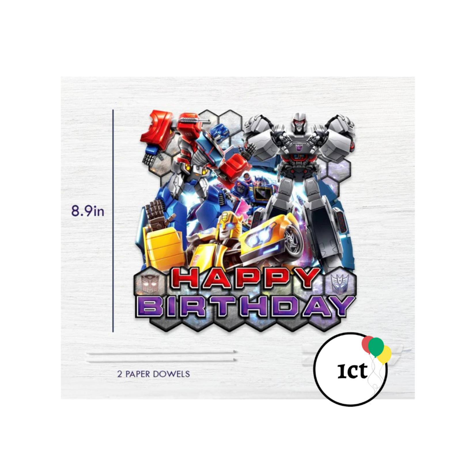 Transformers Cake Decor Kit
