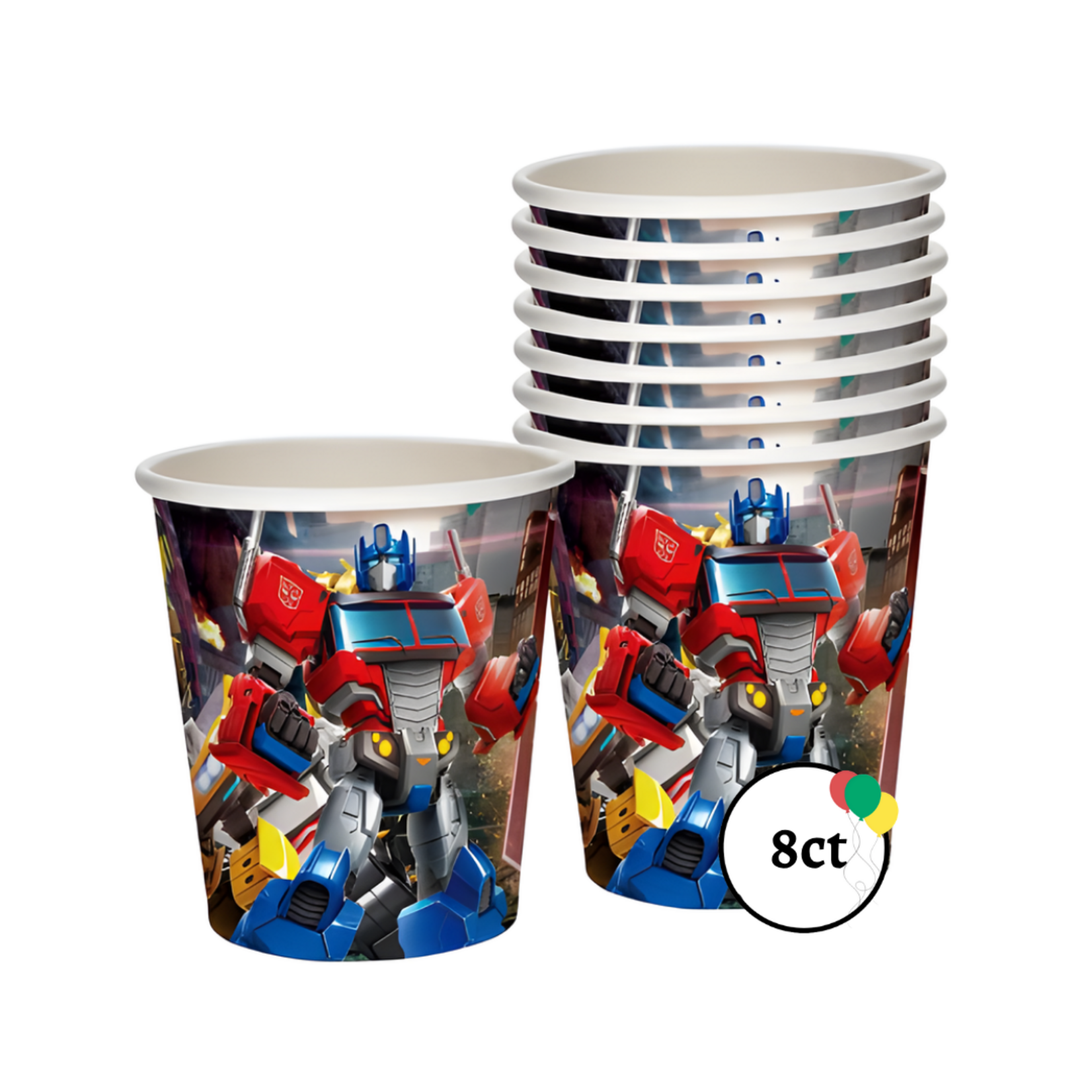 Transformers  9oz Paper Party Cups