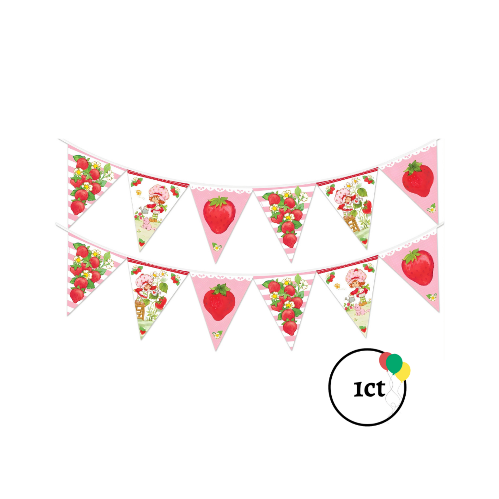 Strawberry Shortcake Party Pennant