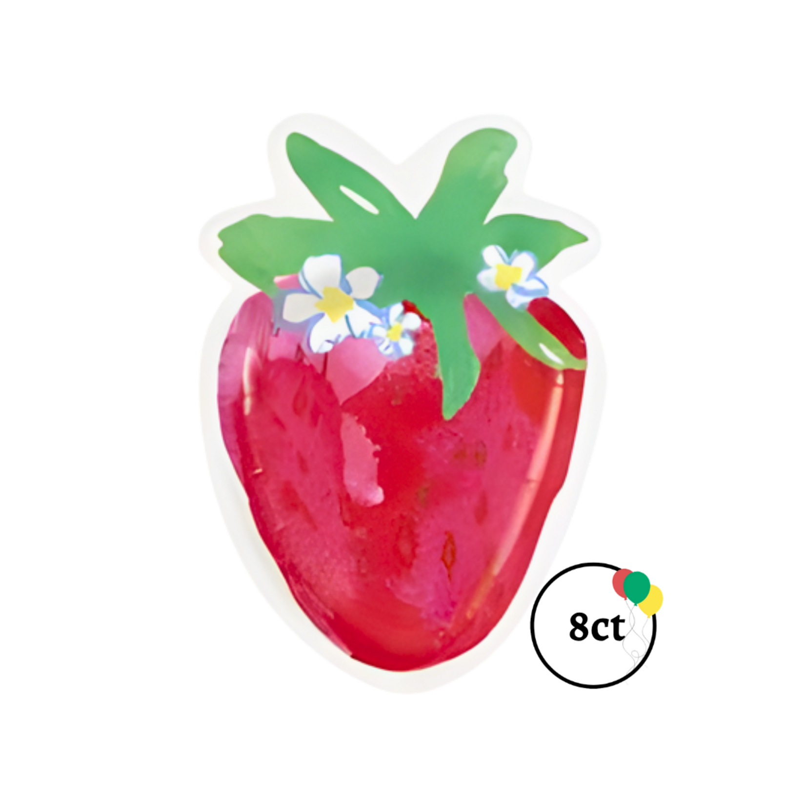 Sweet Strawberry-Shaped Plates