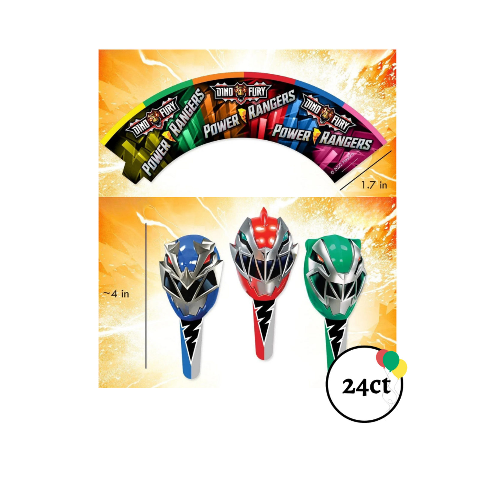 Power Rangers Cupcake Toppers Kit