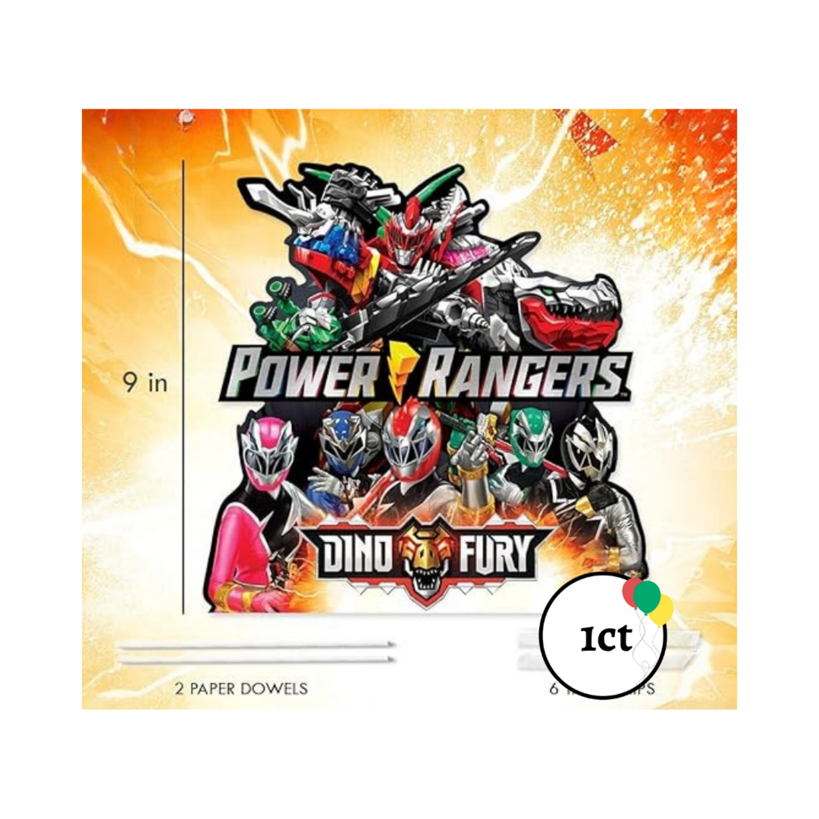Power Rangers Cake Topper kit