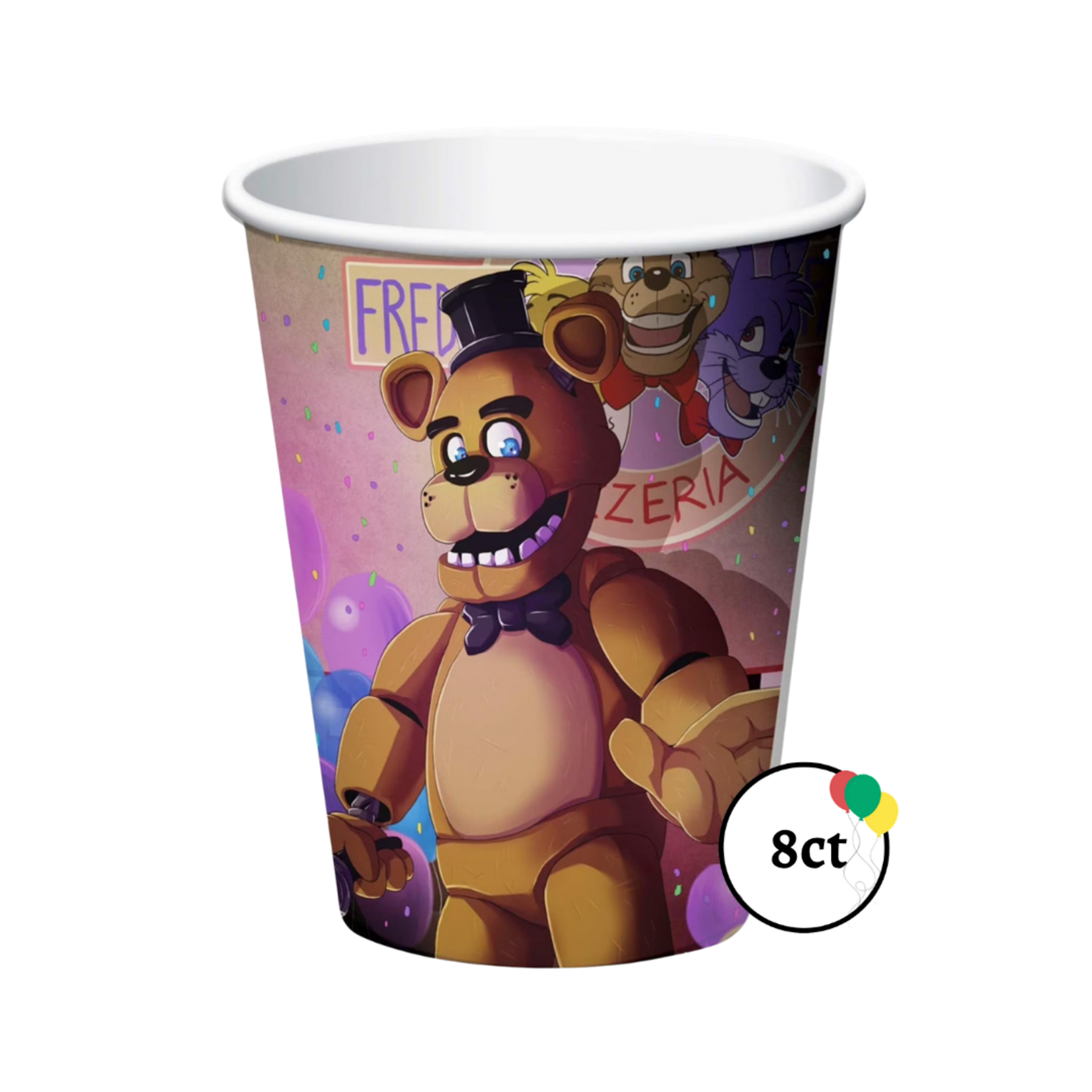 Five Nights At Freddy Paper Cups
