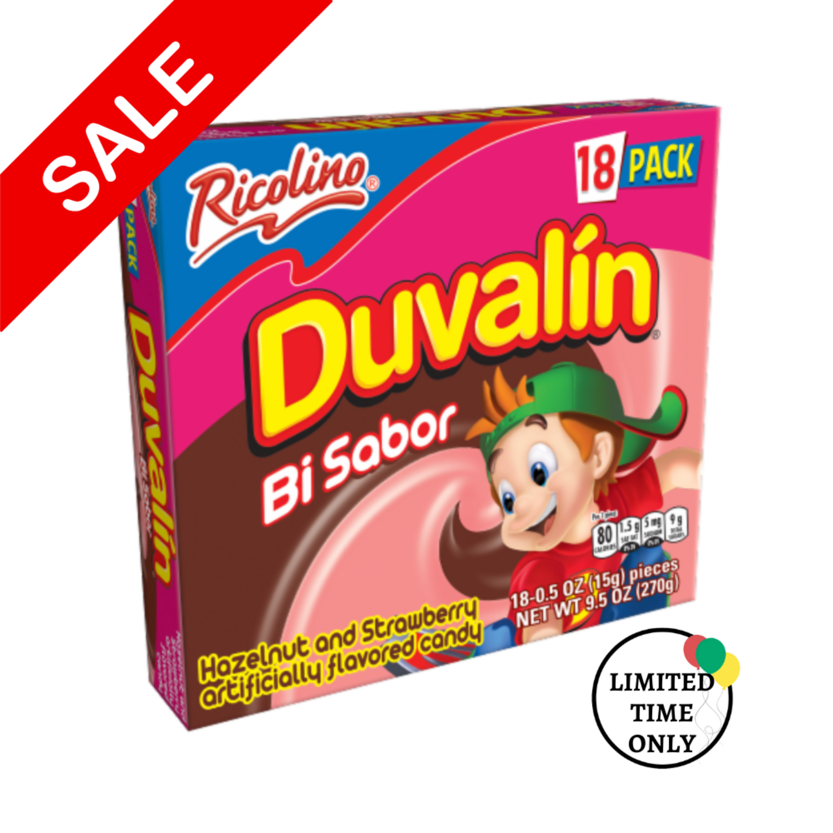 Ricolino Duvalin Hazelnut and Strawberry