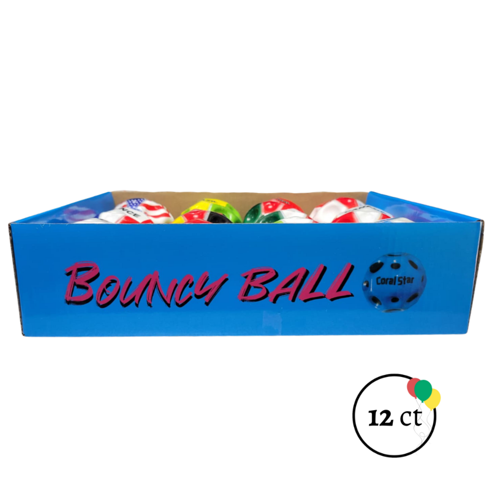 World Countries Bounce Balls 12ct