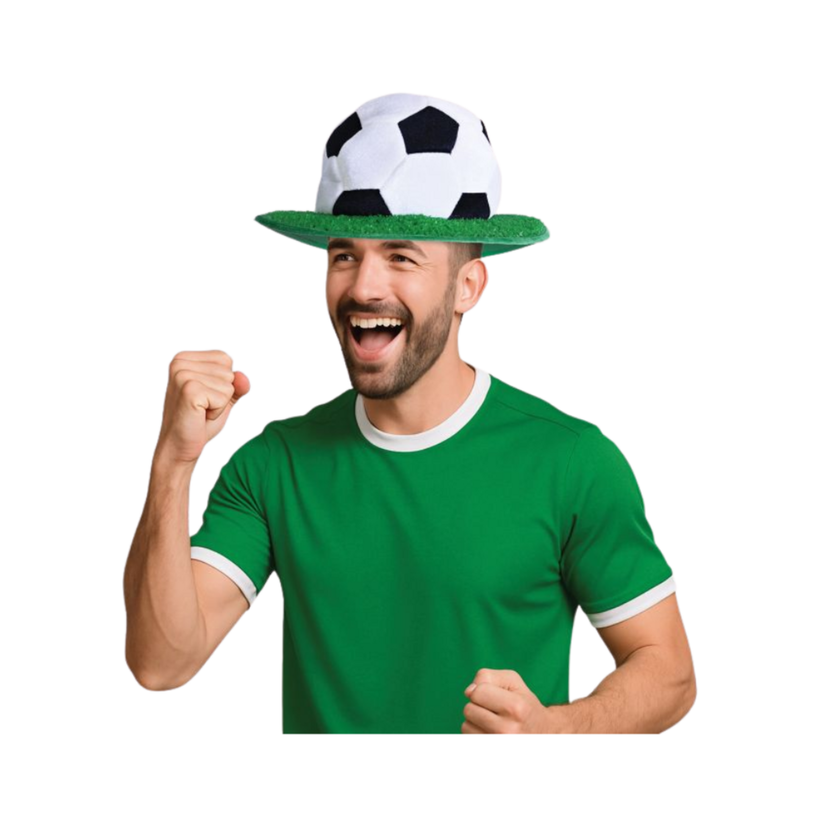 Plush Soccer Ball Hat