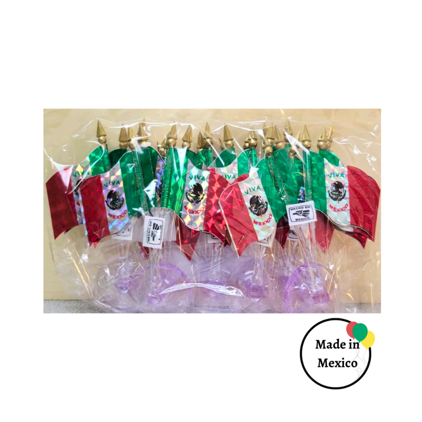 Mini Mexican Flags for Car 12ct