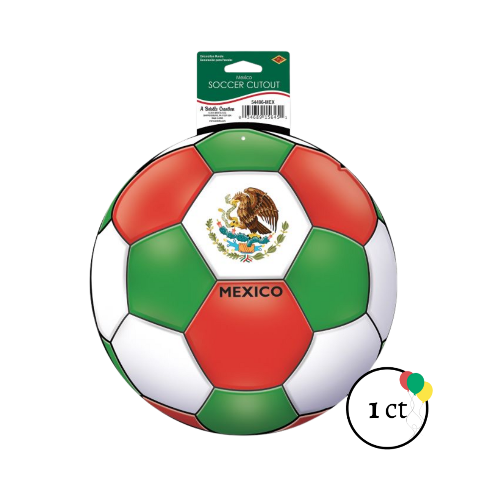 Soccer Mexico Cutout