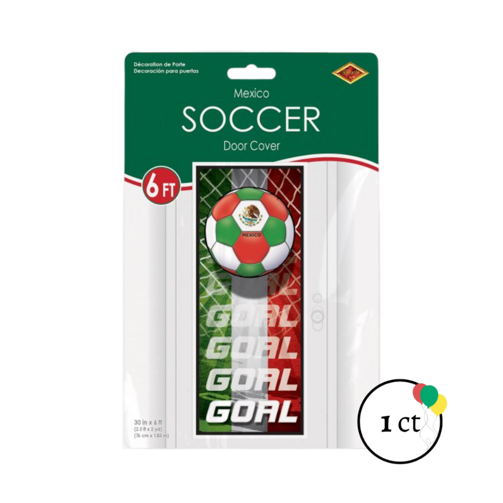 Soccer Mexico Door Cover