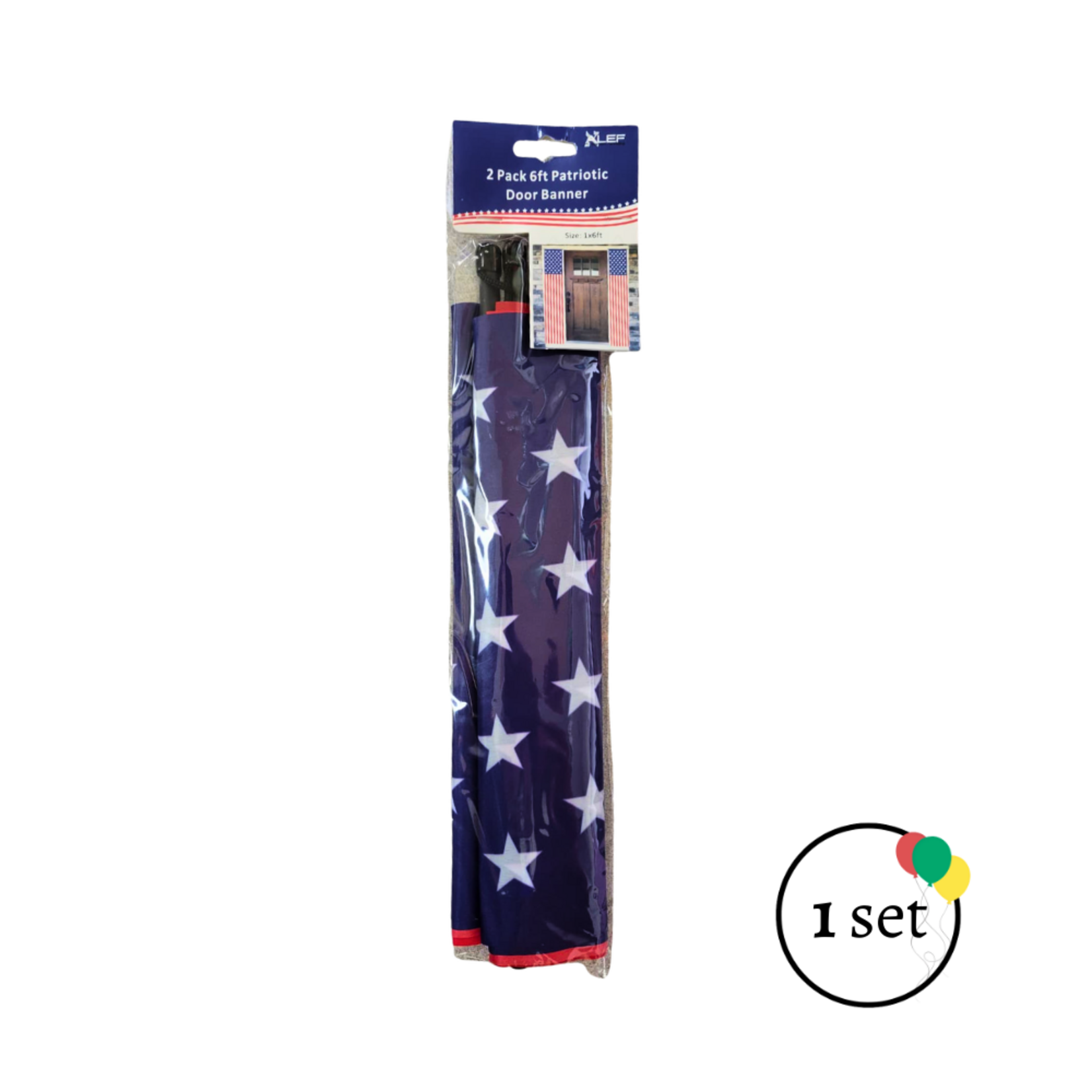 Patriotic USA Door Banner 2ct