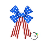 USA Stars Patriotic Bow