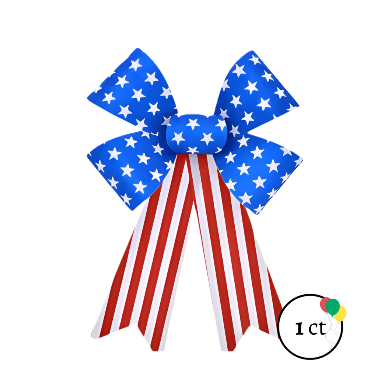 USA Stars Patriotic Bow