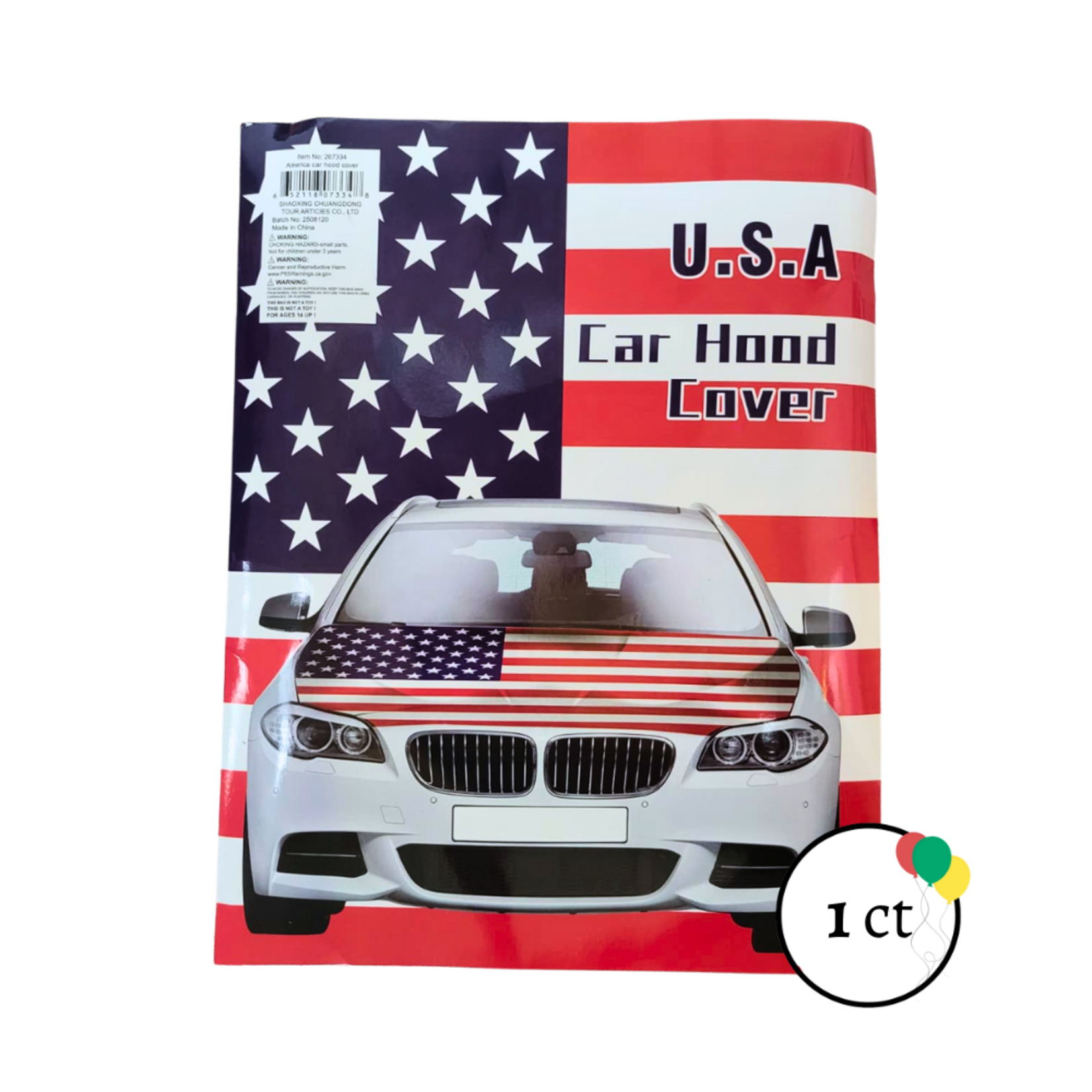 USA Car Hood Cover