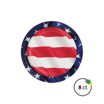 6" Patriotic Paper Plates 8ct.