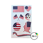 USA Themed Tattoos 70ct