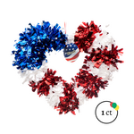 Patriot Heart Shaped Wreath