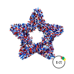 Patriotic Star Tinsel Decoration