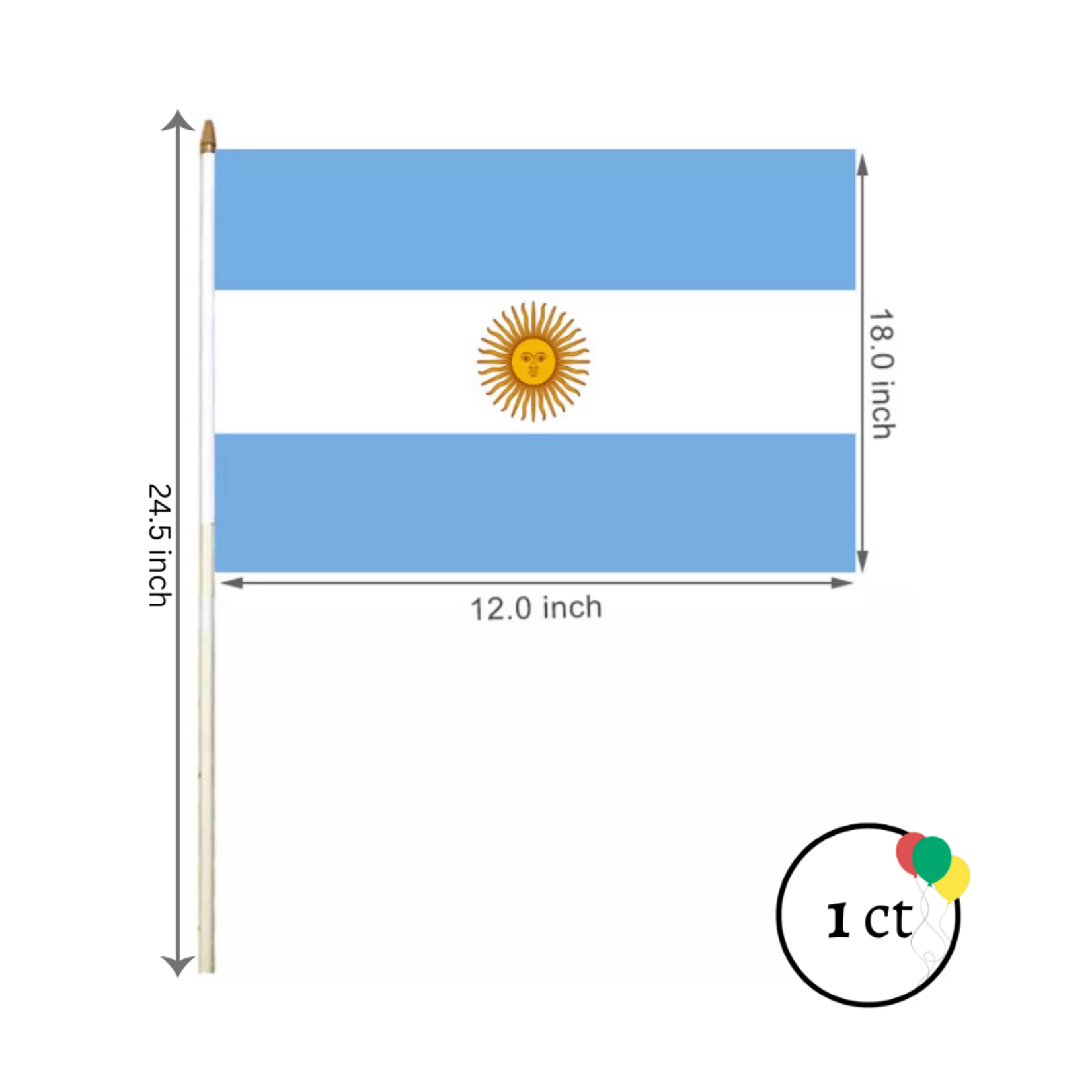 Argentina Hand Flag