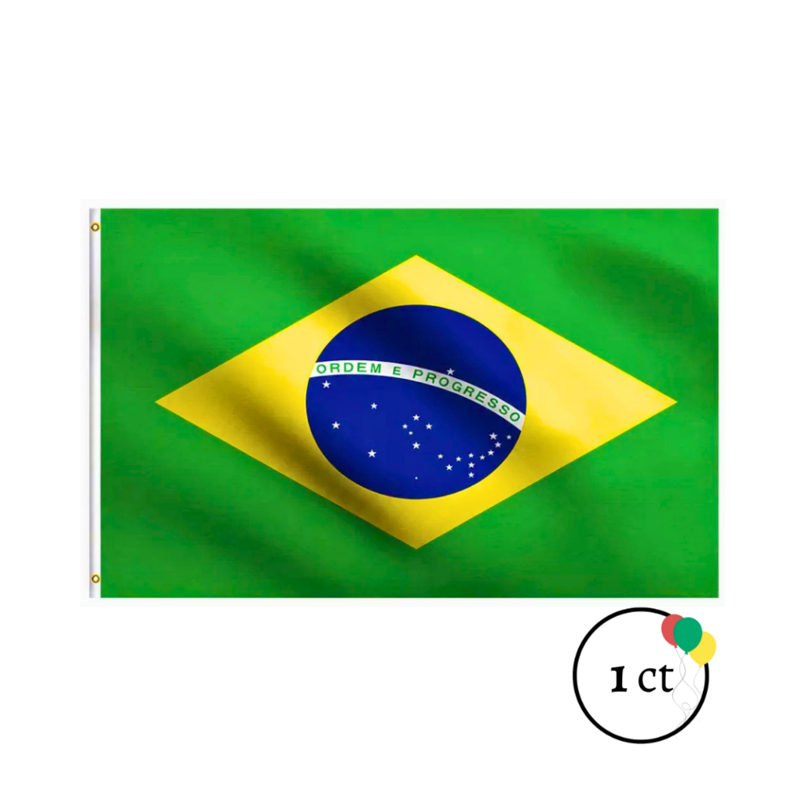 Brazil Flag 5ft x 3ft