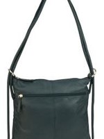 Franco Bonini Indigo Navy Leather Backpack/Shoulder Bag