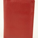 Franco Bonini Red Leather Card/Document Travel Wallet