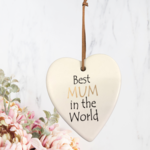 La Vida Hanging Heart 'Best Mum in the World'