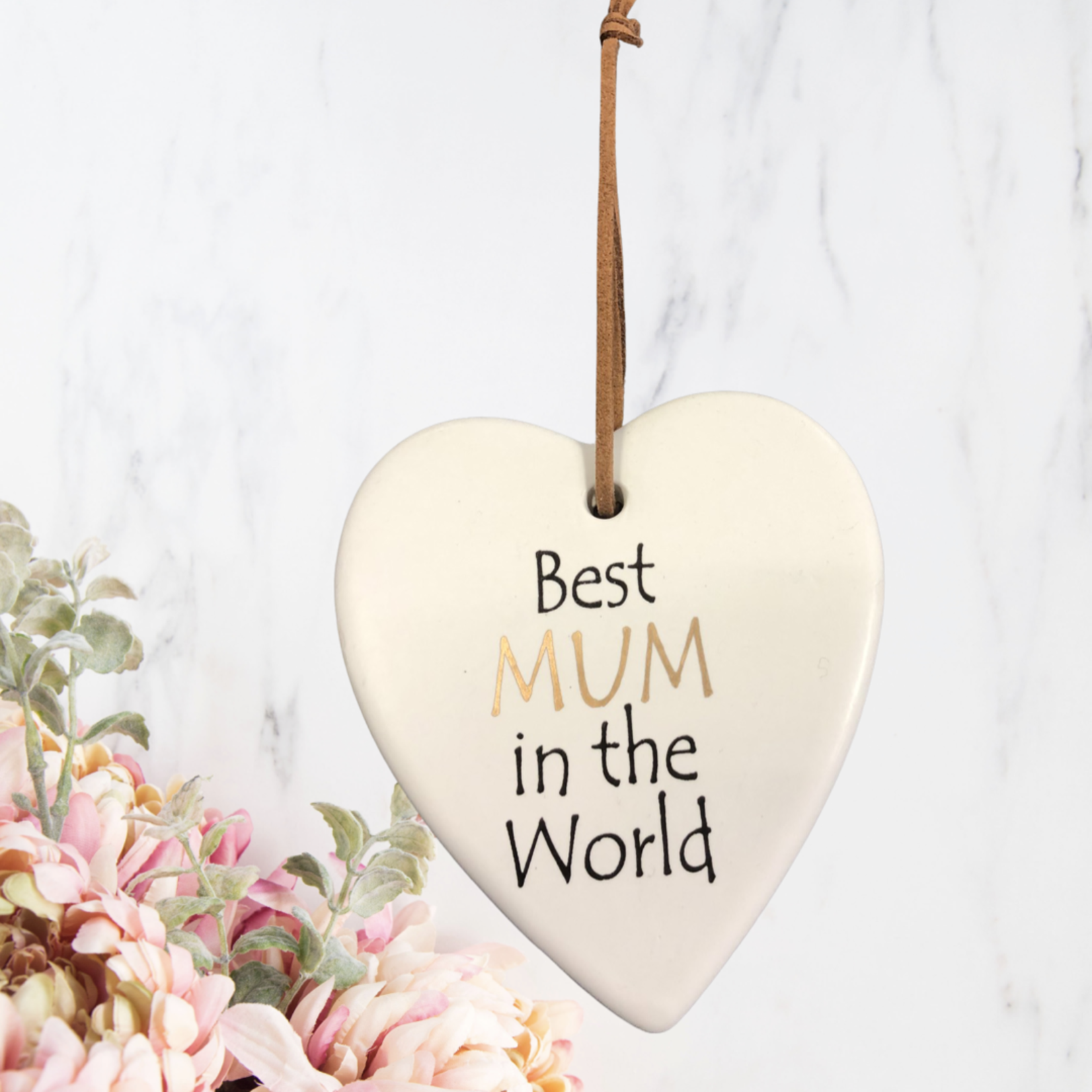 La Vida Hanging Heart 'Best Mum in the World'