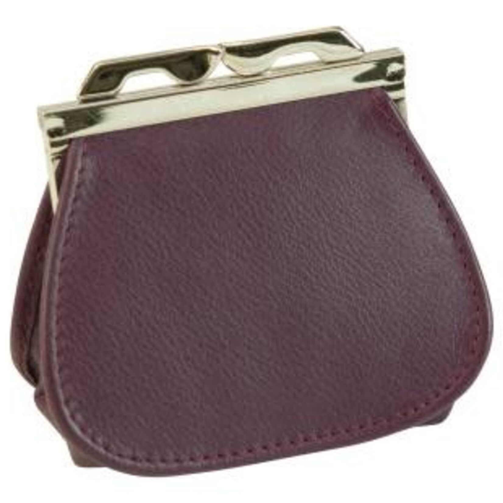 Franco Bonini Purple Small Leather Coin Purse